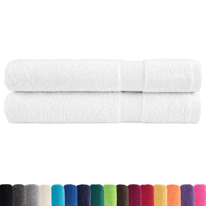 Premium Sauna Towels SOLUND 80x200 cm 600 gsm 2 pcs White