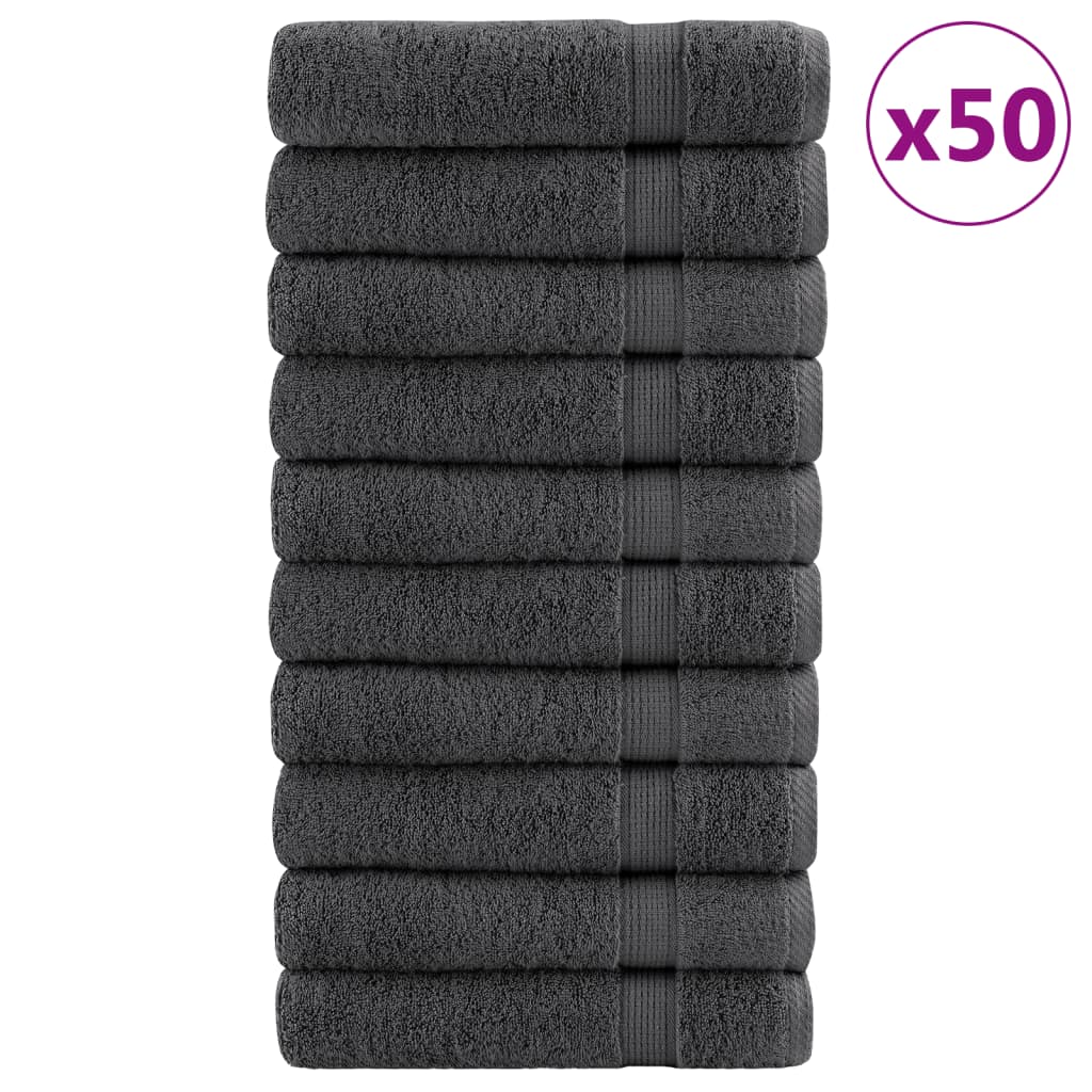 Guest Towel SOLUND 550 gsm 50 Anthracite