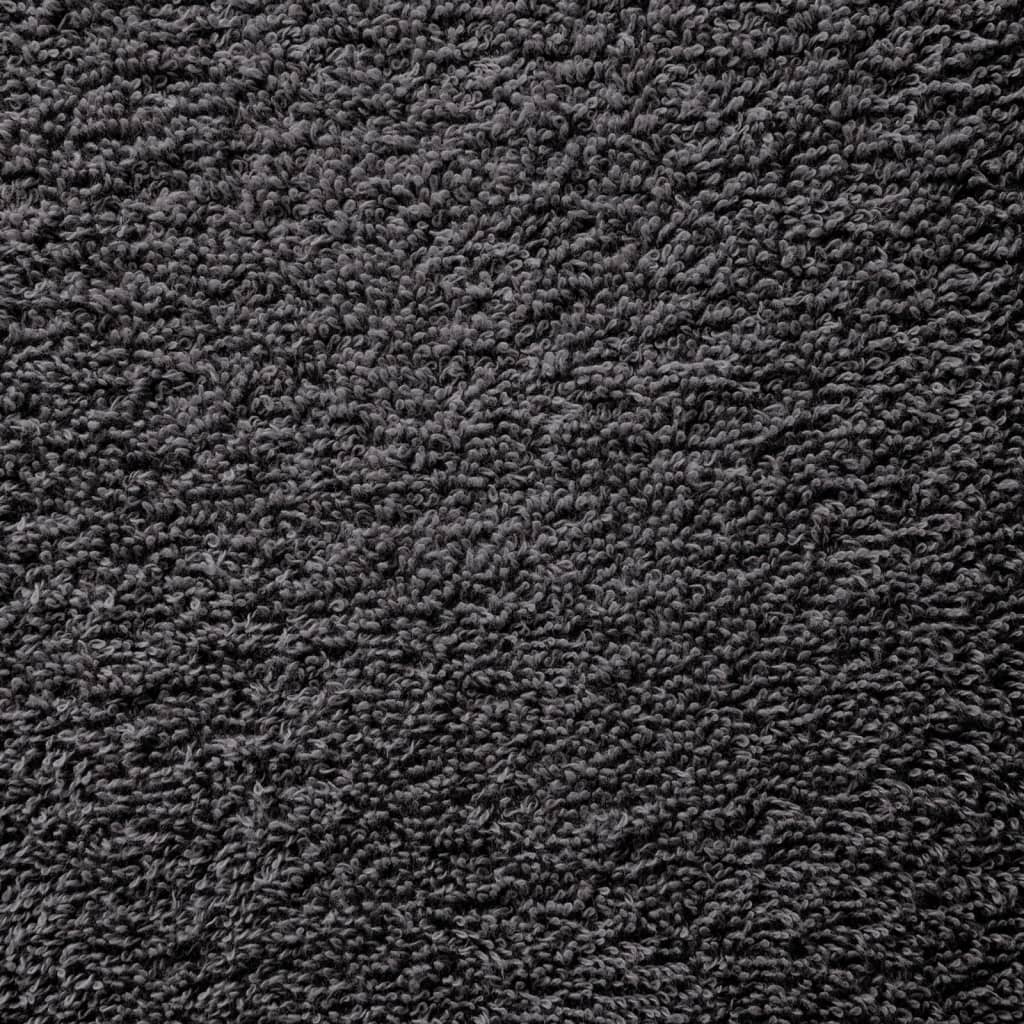 vidaXL Premium Hand Towels "SOLUND" 50 pcs Anthracite 50x100cm 600 gsm 5