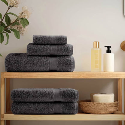 vidaXL Premium Bath Towels SOLUND 50 pcs Anthracite 100x150 cm 600 gsm 1