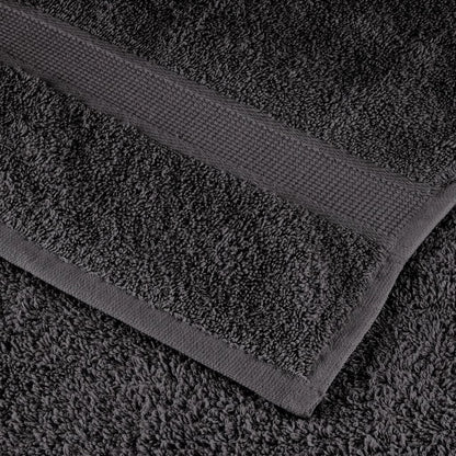 vidaXL Premium Bath Towels SOLUND 50 pcs Anthracite 100x150 cm 600 gsm 6