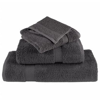 vidaXL Premium Sauna Towels SOLUND 50 pcs Anthracite 80x200 cm 600 gsm 4