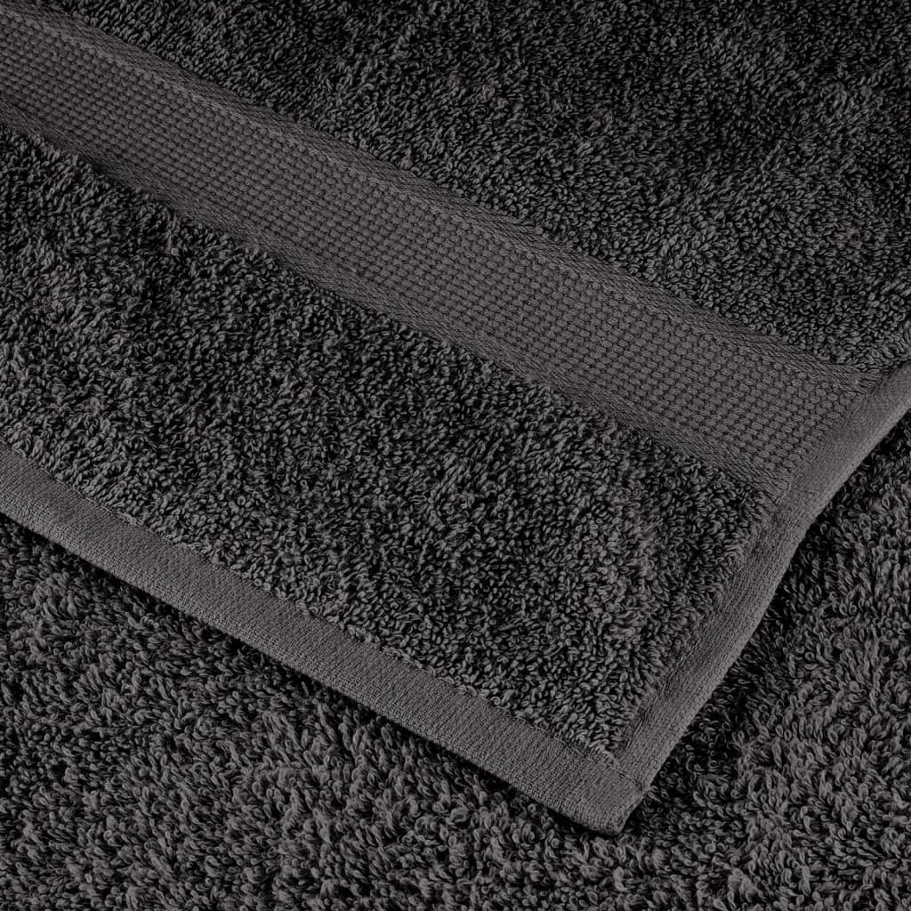 vidaXL Premium Sauna Towels SOLUND 50 pcs Anthracite 80x200 cm 600 gsm 5