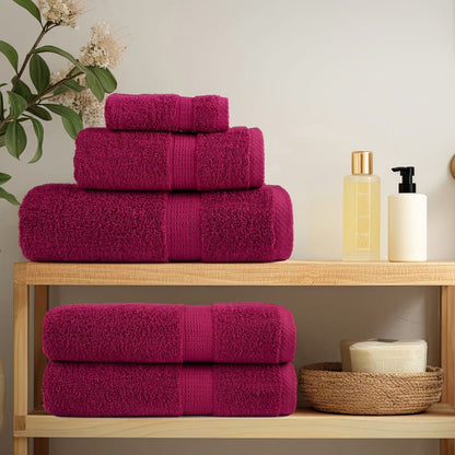 Premium Sauna Towels SOLUND 80x200 cm 600 gsm 10 pcs Bordeaux
