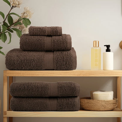 Premium Sauna Towels SOLUND 80x200 cm 600 gsm 10 pcs Brown