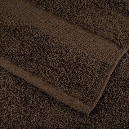 vidaXL Premium Towels "SOLUND" 10 pcs Brown 100x200 cm 600 gsm 6
