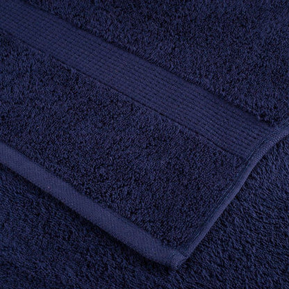vidaXL Premium Towels "SOLUND" 10 pcs Navy Blue 100x200 cm 600 gsm 6