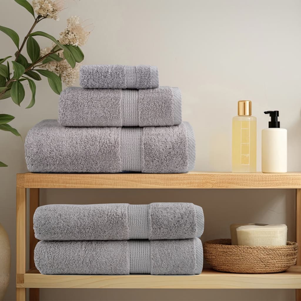 Premium Shower Towels SOLUND 70x140 cm 600 gsm 10 pcs Grey