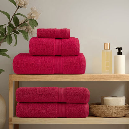 Premium Sauna Towels SOLUND 80x200 cm 600 gsm 2 pcs Red