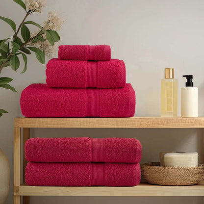 Premium Sauna Towels SOLUND 80x200 cm 600 gsm 10 pcs Red