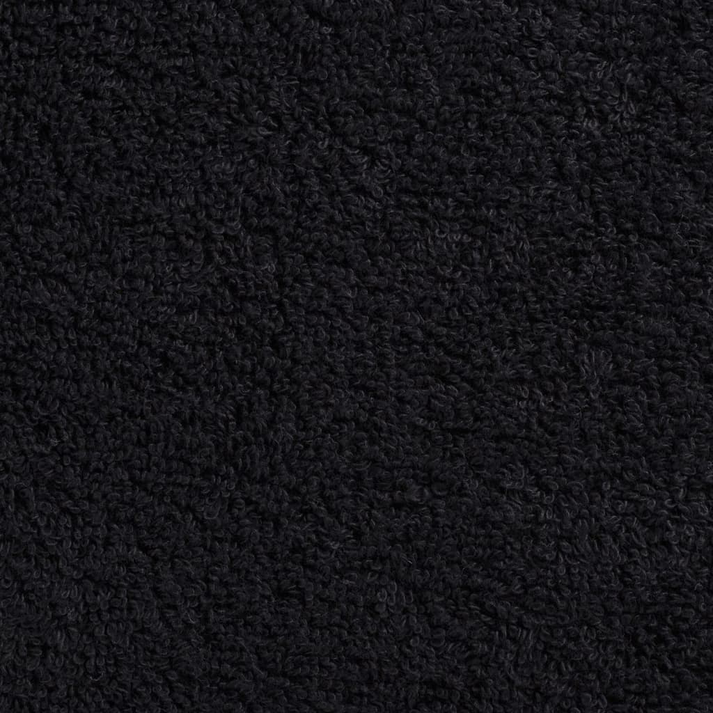 Premium Shower Towels SOLUND 70x140 cm 600 gsm 4 pcs Black