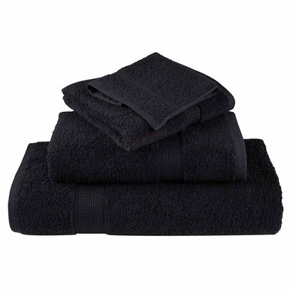 Premium Towels SOLUND 100x200 cm 600 gsm 2 pcs Black
