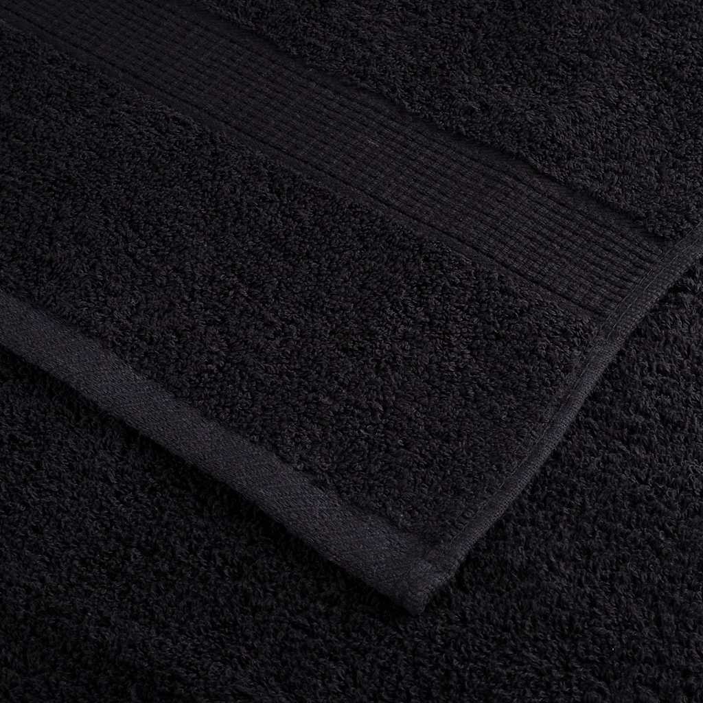 Premium Towels SOLUND 100x200 cm 600 gsm 2 pcs Black
