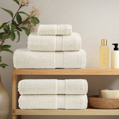Premium Sauna Towels SOLUND 80x200 cm 600 gsm 2 pcs Cream
