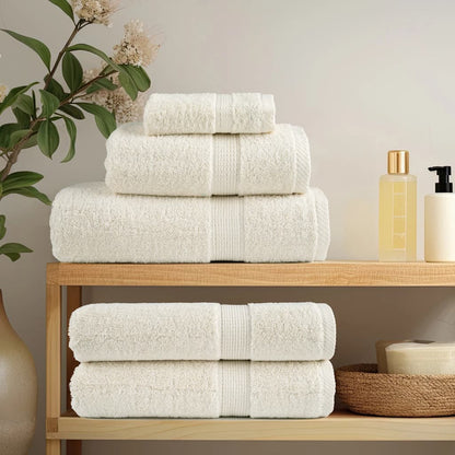 Premium Towels SOLUND 100x200 cm 600 gsm 2 pcs Cream
