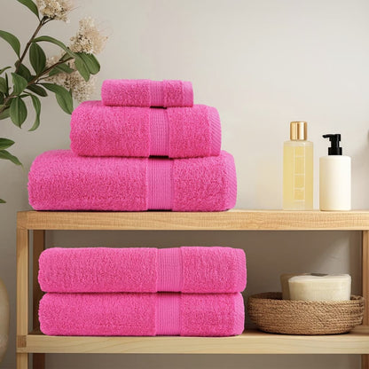 Premium Sauna Towels SOLUND 80x200 cm 600 gsm 2 pcs Pink