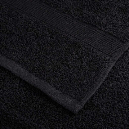 8 Piece Premium Towel Set SOLUND 600 gsm Black