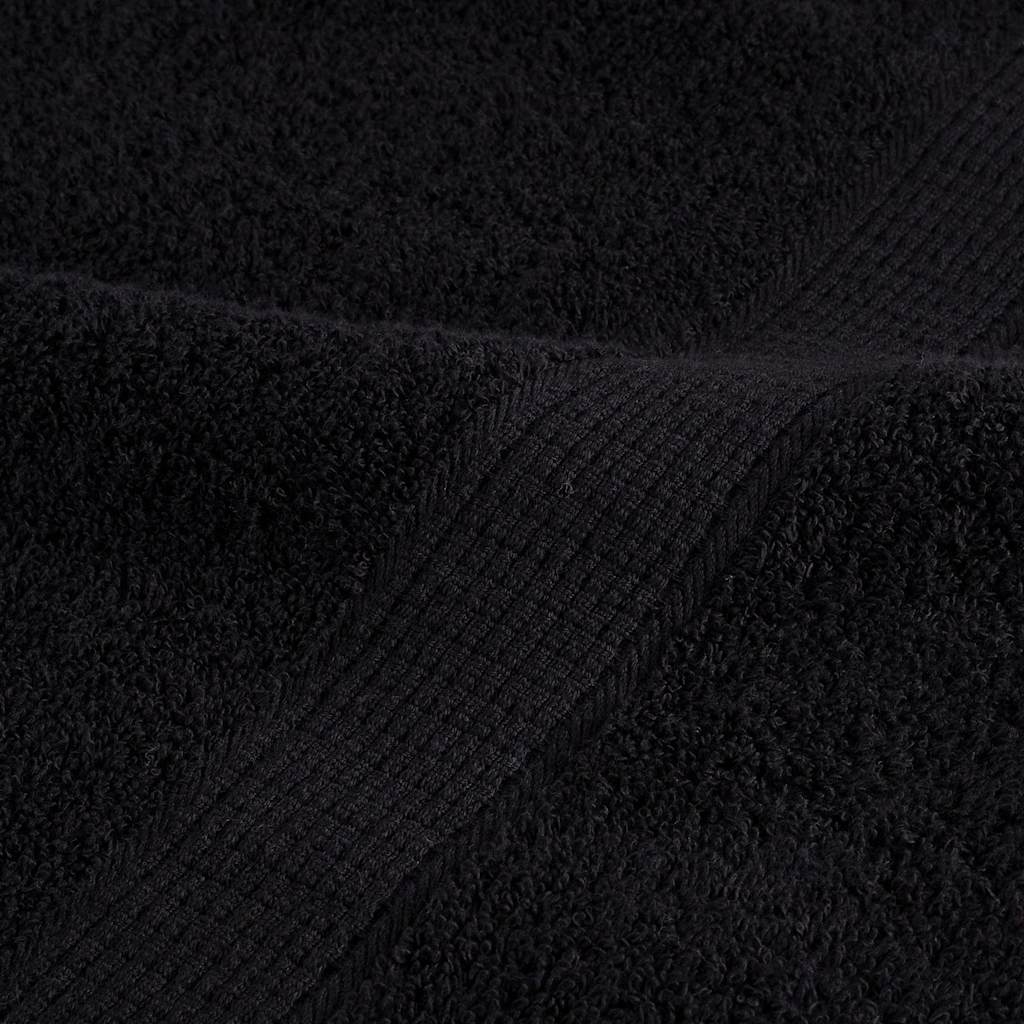 8 Piece Premium Towel Set SOLUND 600 gsm Black