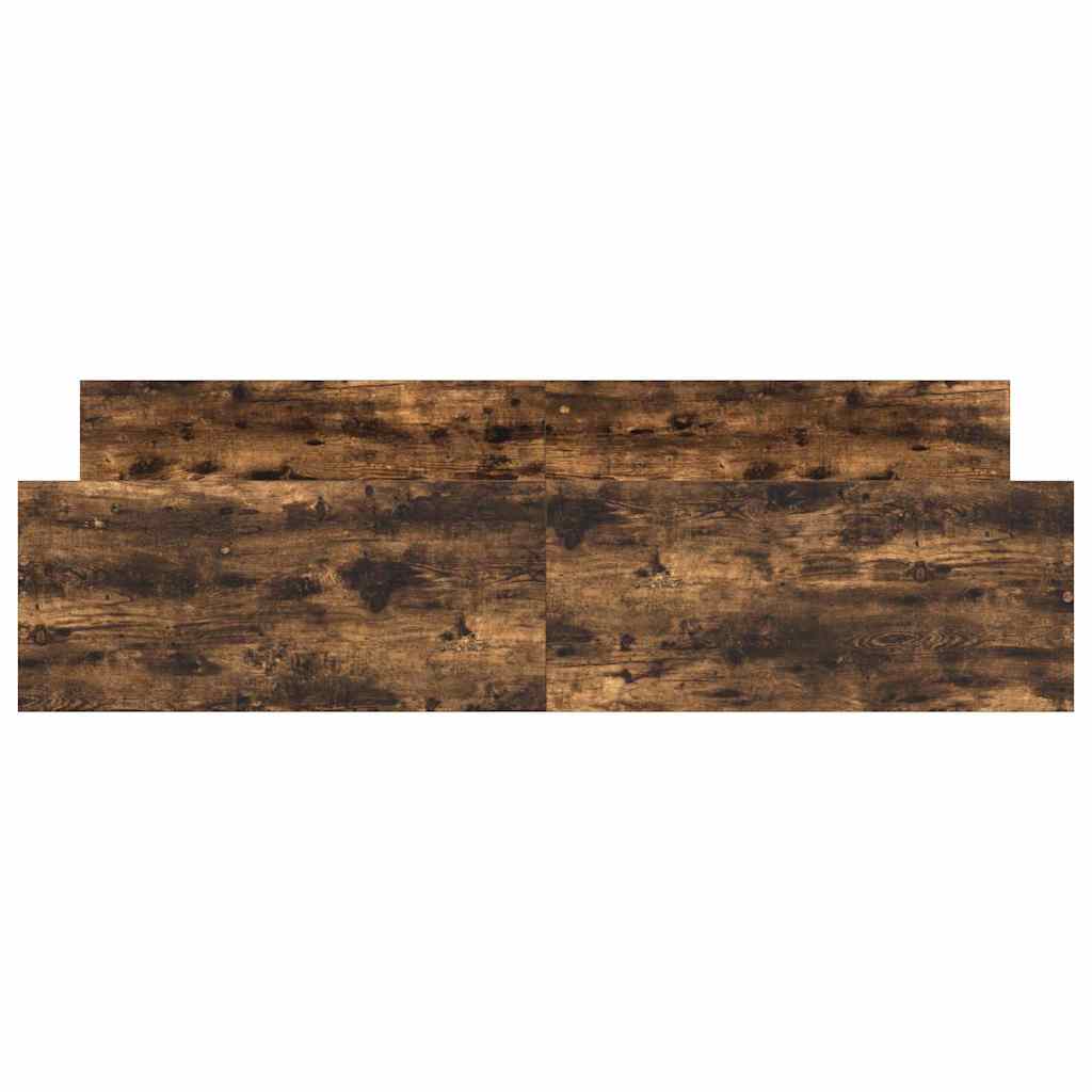 Bed Frame without Mattress 180x200 cm Smoked oak