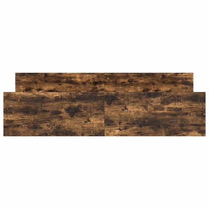 Bed Frame without Mattress 180x200 cm Smoked oak