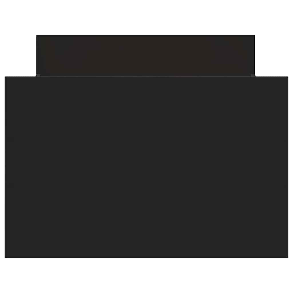 Bed Frame without Mattress 90x200 cm Black