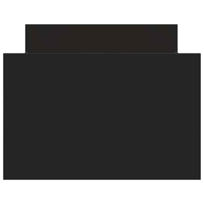 Bed Frame without Mattress 90x200 cm Black