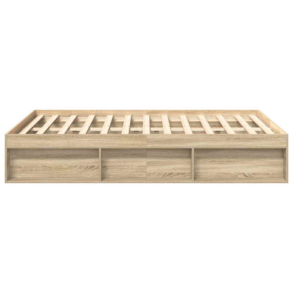 Bed Frame without Mattress 140x200 cm Sonoma oak