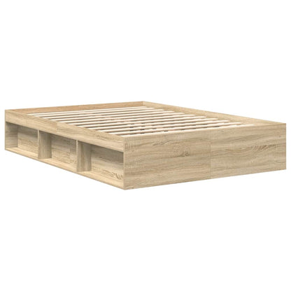 Bed Frame without Mattress 140x200 cm Sonoma oak