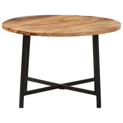 Coffee Table Solid Wood Mango and Iron 54 x 54 x 35 cm