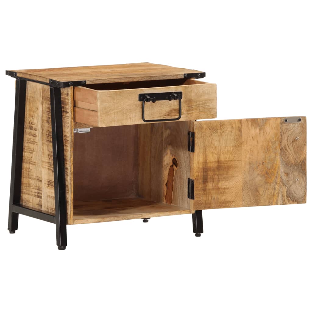 vidaXL Bedside Cabinet 40x30x42 cm Solid Wood Mango 2