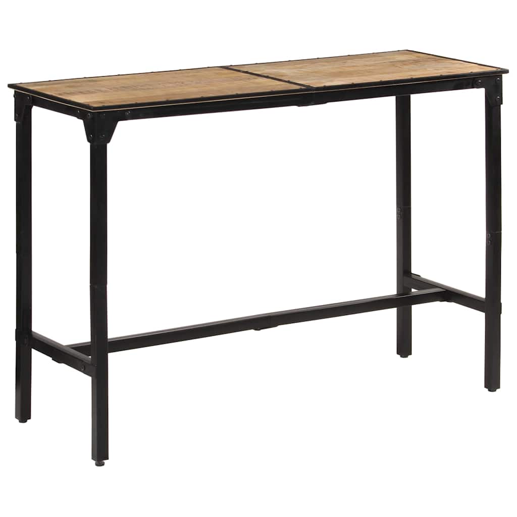 vidaXL Bar Table 150x55x107 cm Solid Rough Wood Mango 1