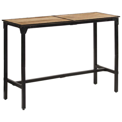 vidaXL Bar Table 150x55x107 cm Solid Rough Wood Mango 3