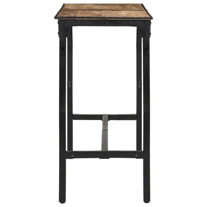 vidaXL Bar Table 150x55x107 cm Solid Rough Wood Mango 5
