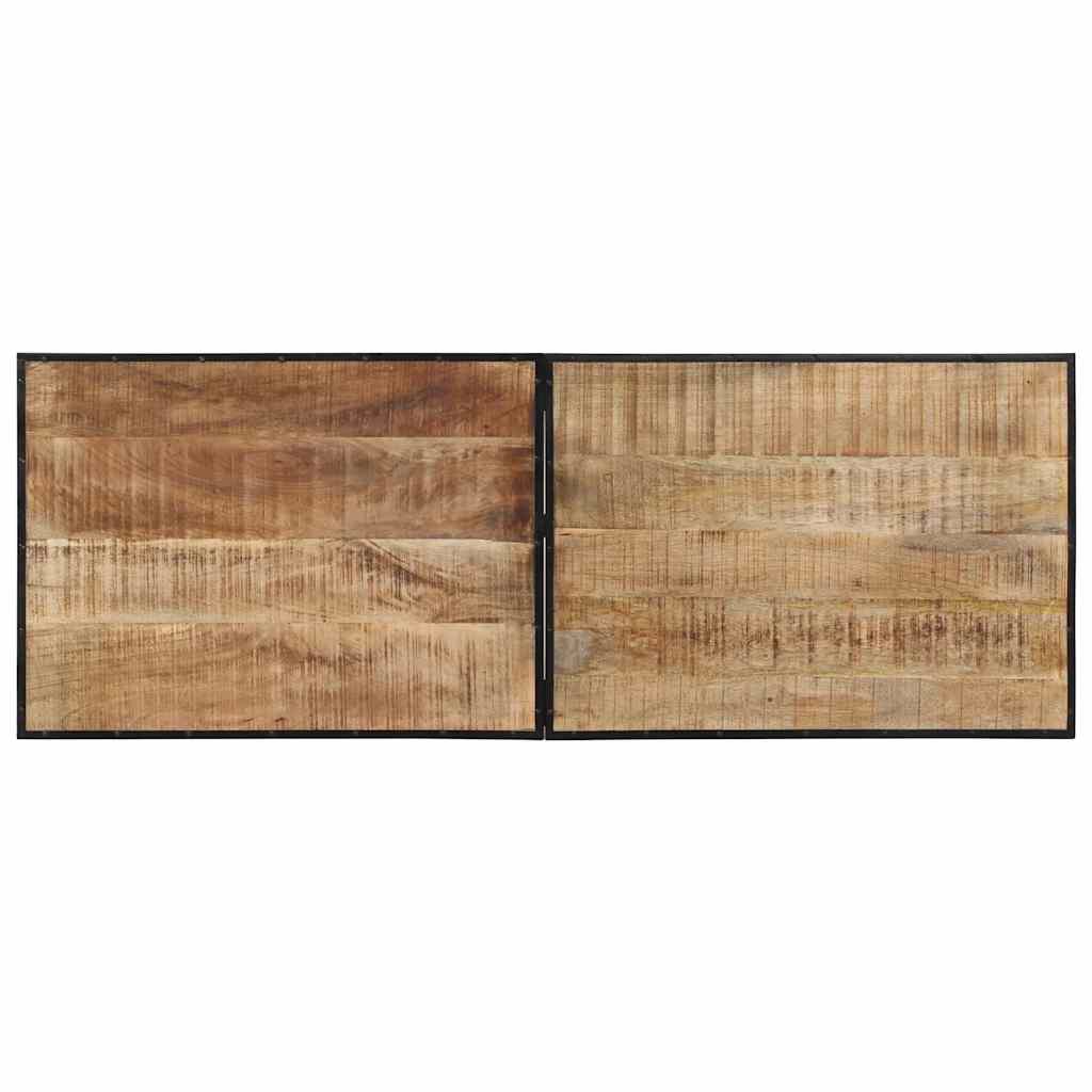 vidaXL Bar Table 150x55x107 cm Solid Rough Wood Mango 6