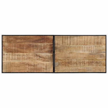 vidaXL Bar Table 150x55x107 cm Solid Rough Wood Mango 6