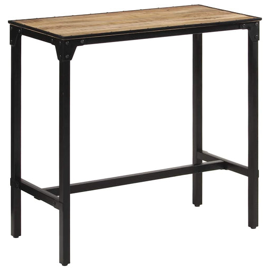 Bar Table Solid Rough Wood Mango 110 x 55 x 107 cm