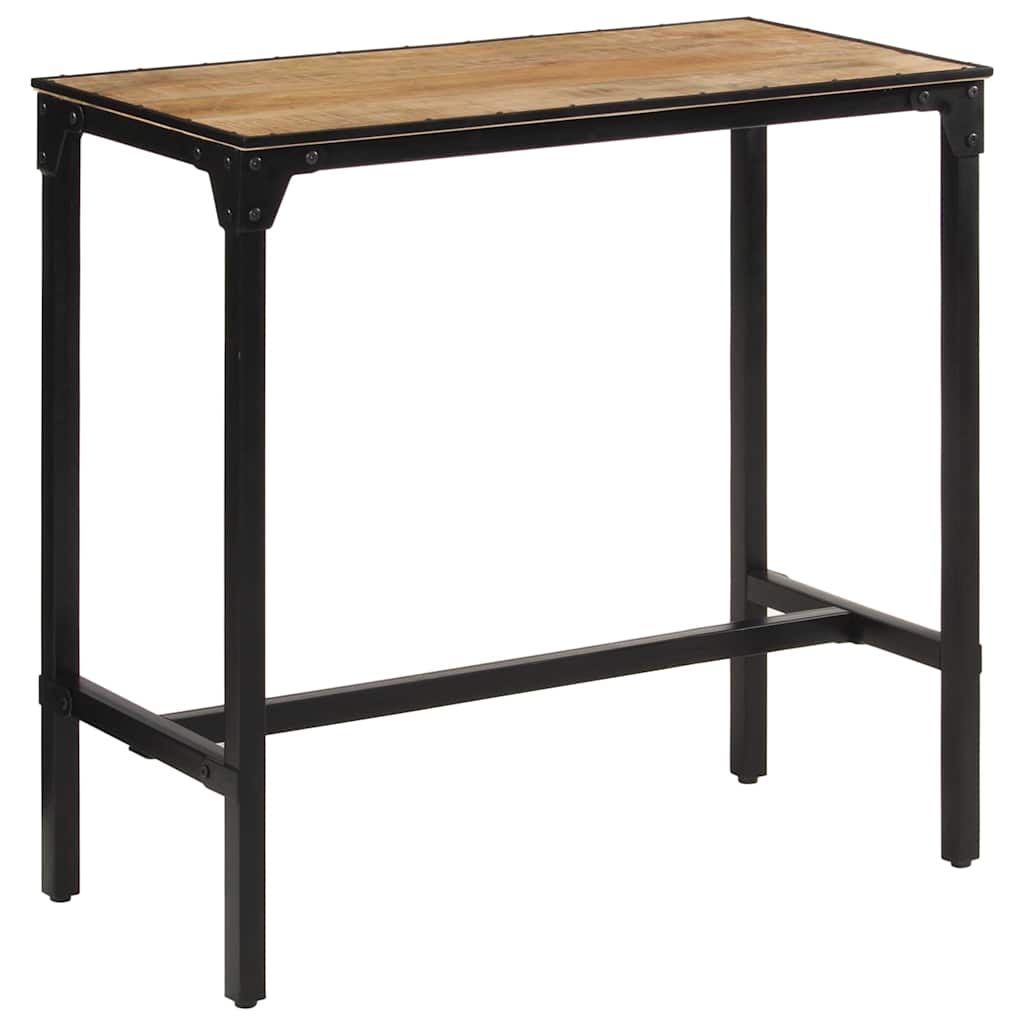 Bar Table Solid Rough Wood Mango 110 x 55 x 107 cm