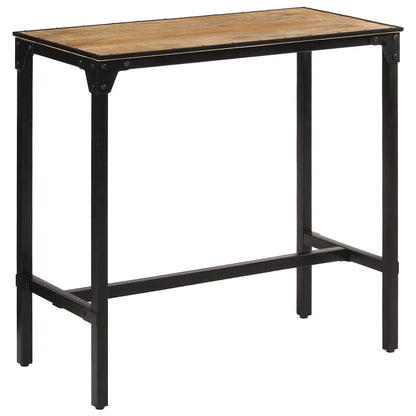 Bar Table Solid Rough Wood Mango 110 x 55 x 107 cm
