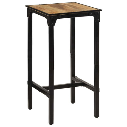 vidaXL Bar Table Solid Rough Wood Mango