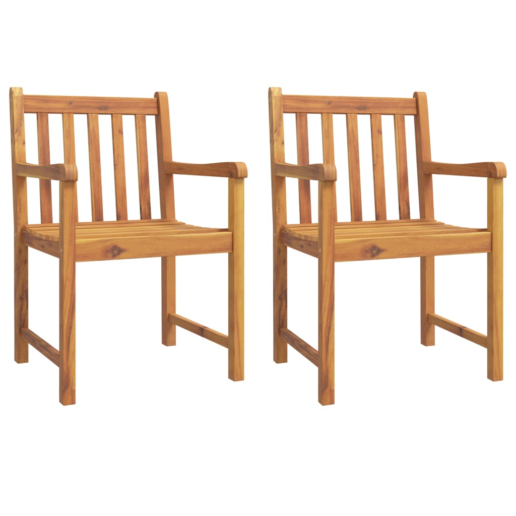 vidaXL 3 Piece Garden Dining Set Solid Wood Acacia 3
