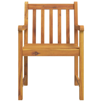 vidaXL 3 Piece Garden Dining Set Solid Wood Acacia 5