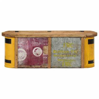 vidaXL Storage Bench/Sideboard 120x30x40 cm Solid Wood Reclaimed 4