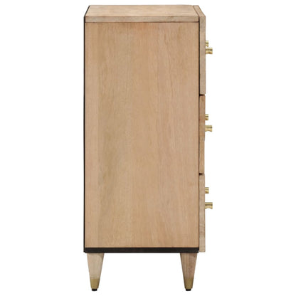 vidaXL Side Cabinets 2 pcs 60x33x75 cm Solid Wood Mango 5