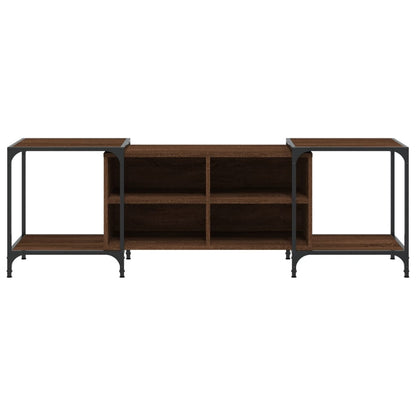 TV Cabinet 153x37x50 cm Engineered Wood Brown oak 153 cm