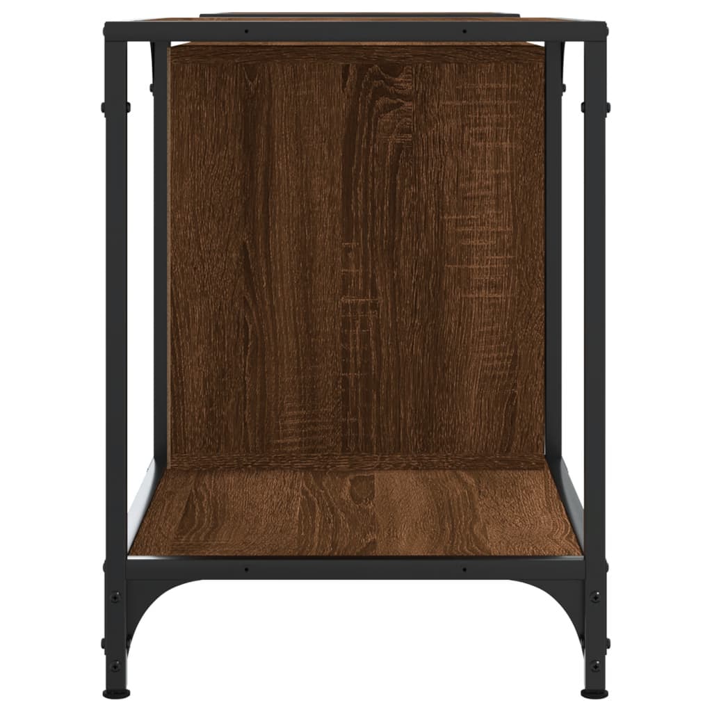 TV Cabinet 153x37x50 cm Engineered Wood Brown oak 153 cm