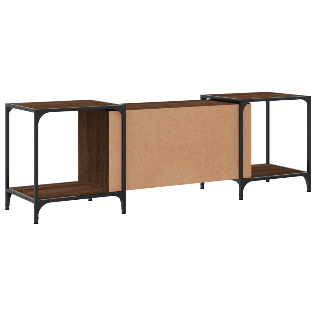 TV Cabinet 153x37x50 cm Engineered Wood Brown oak 153 cm