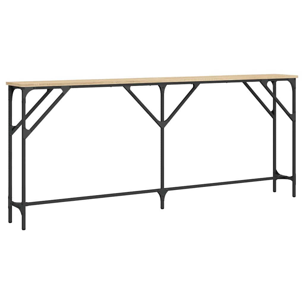 Console Table Engineered Wood Sonoma oak 180 cm 23 cm