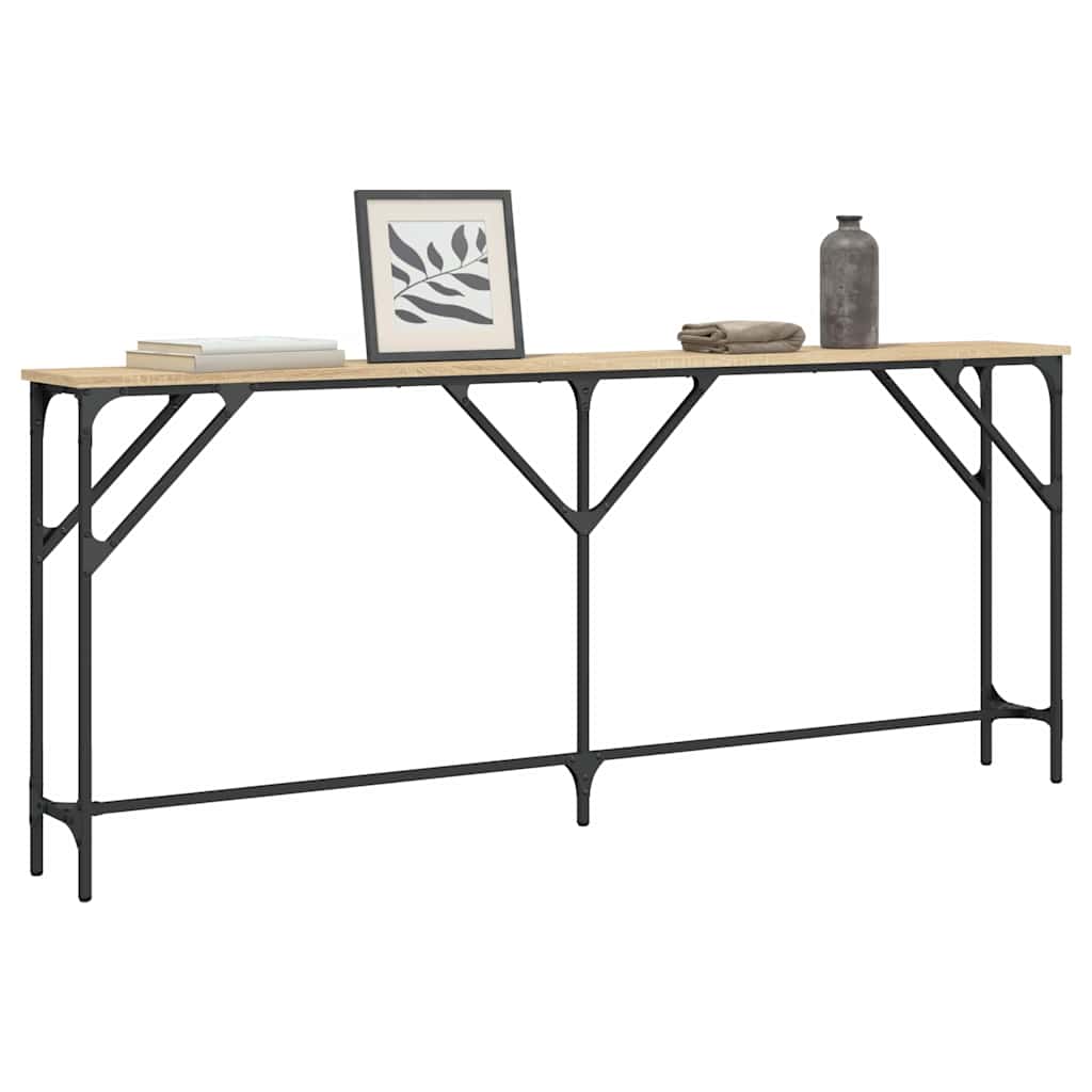Console Table Engineered Wood Sonoma oak 180 cm 23 cm