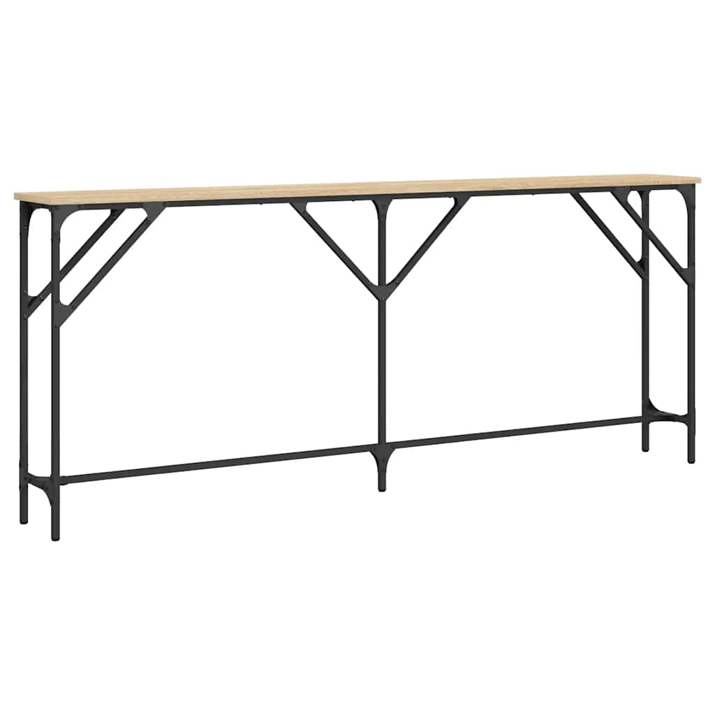 Console Table Engineered Wood Sonoma oak 180 cm 23 cm