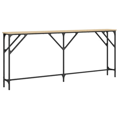 Console Table Engineered Wood Sonoma oak 180 cm 23 cm
